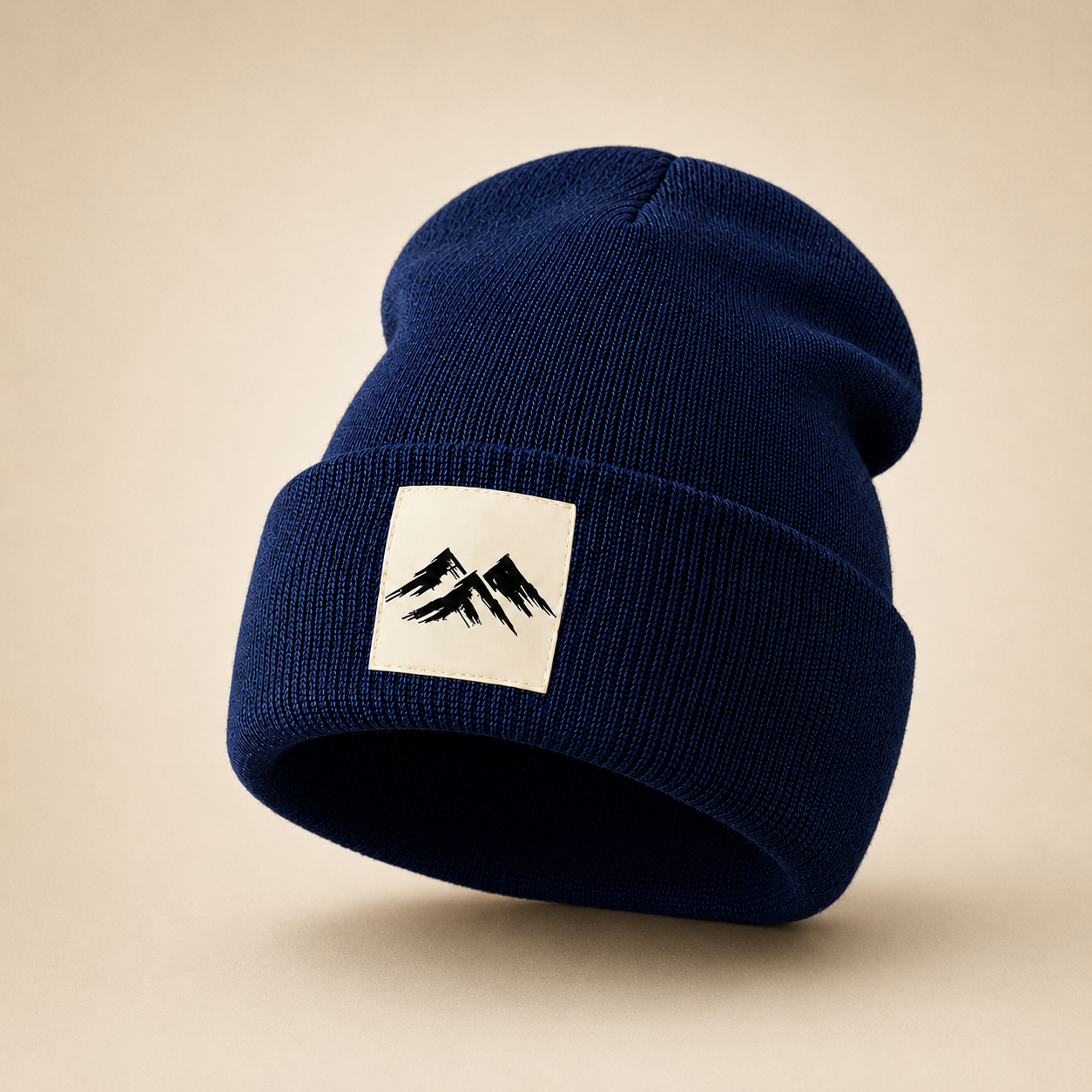 Gorro Lana Montaña Azul