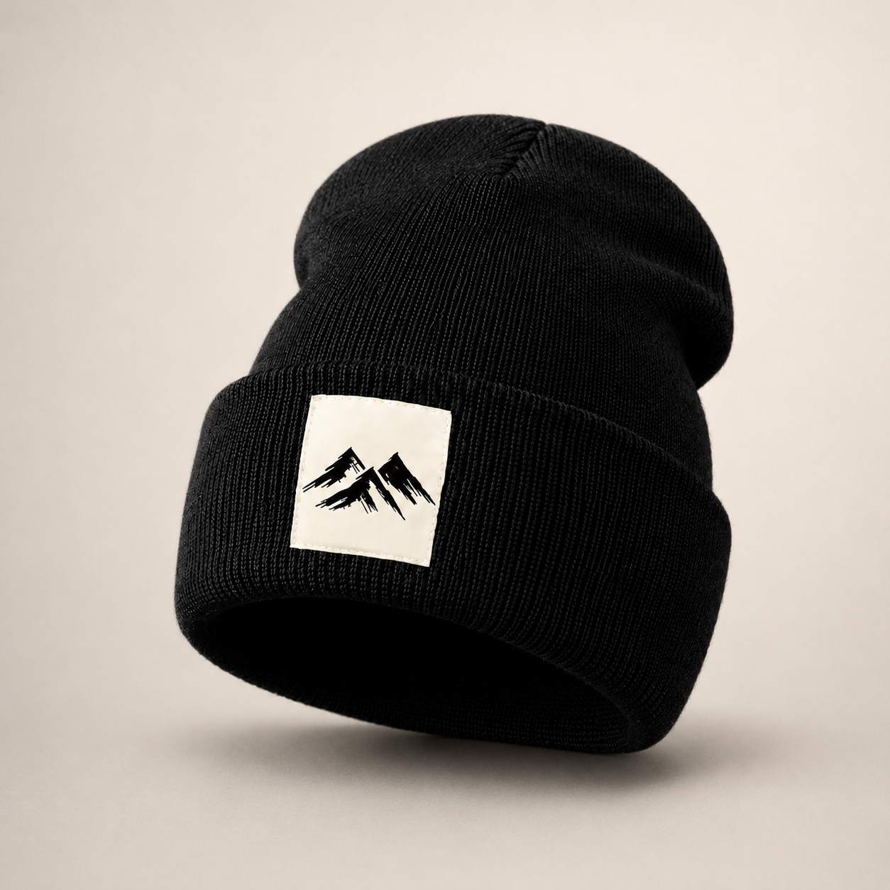 Gorro Lana Montaña Negro