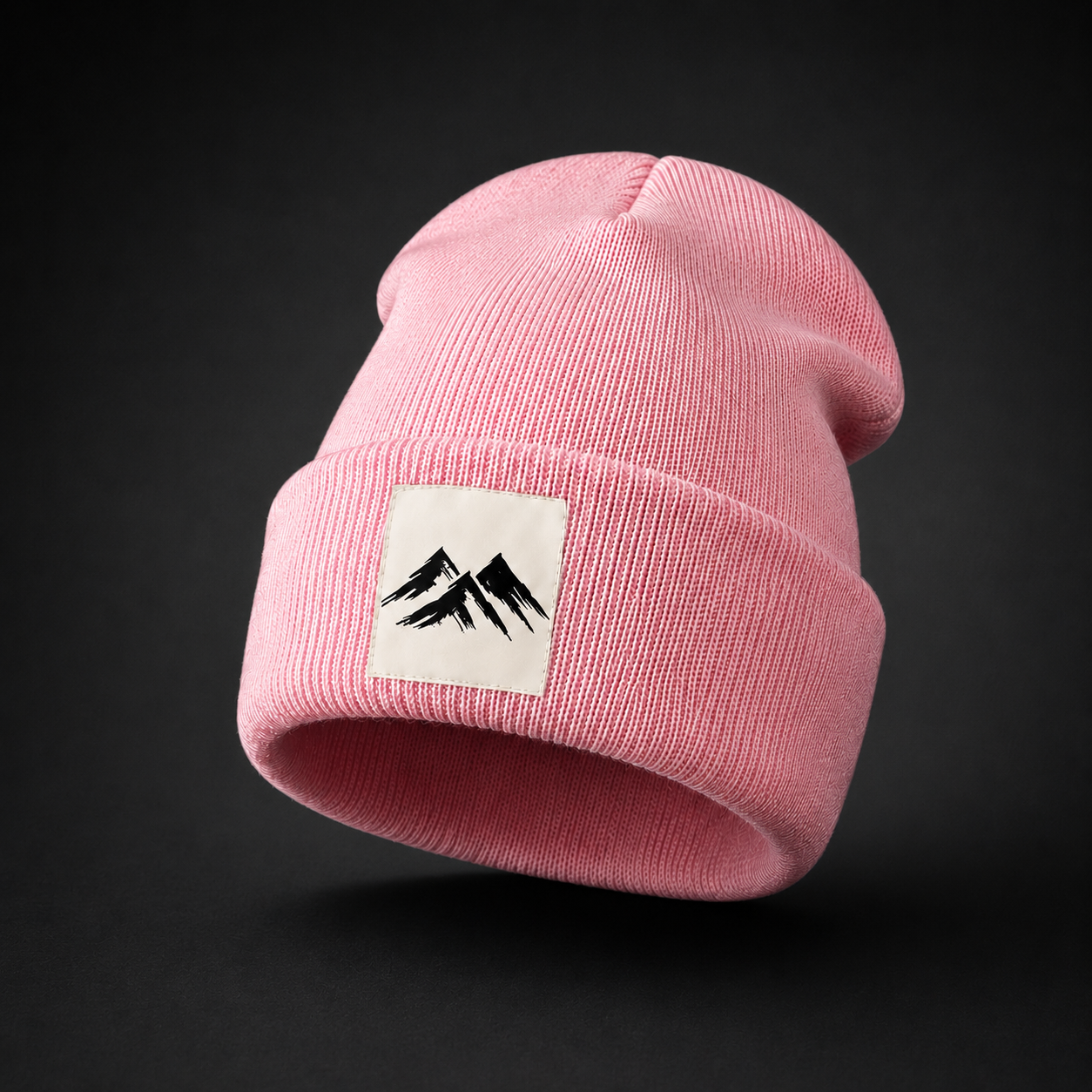 Gorro Lana Montaña Rosa